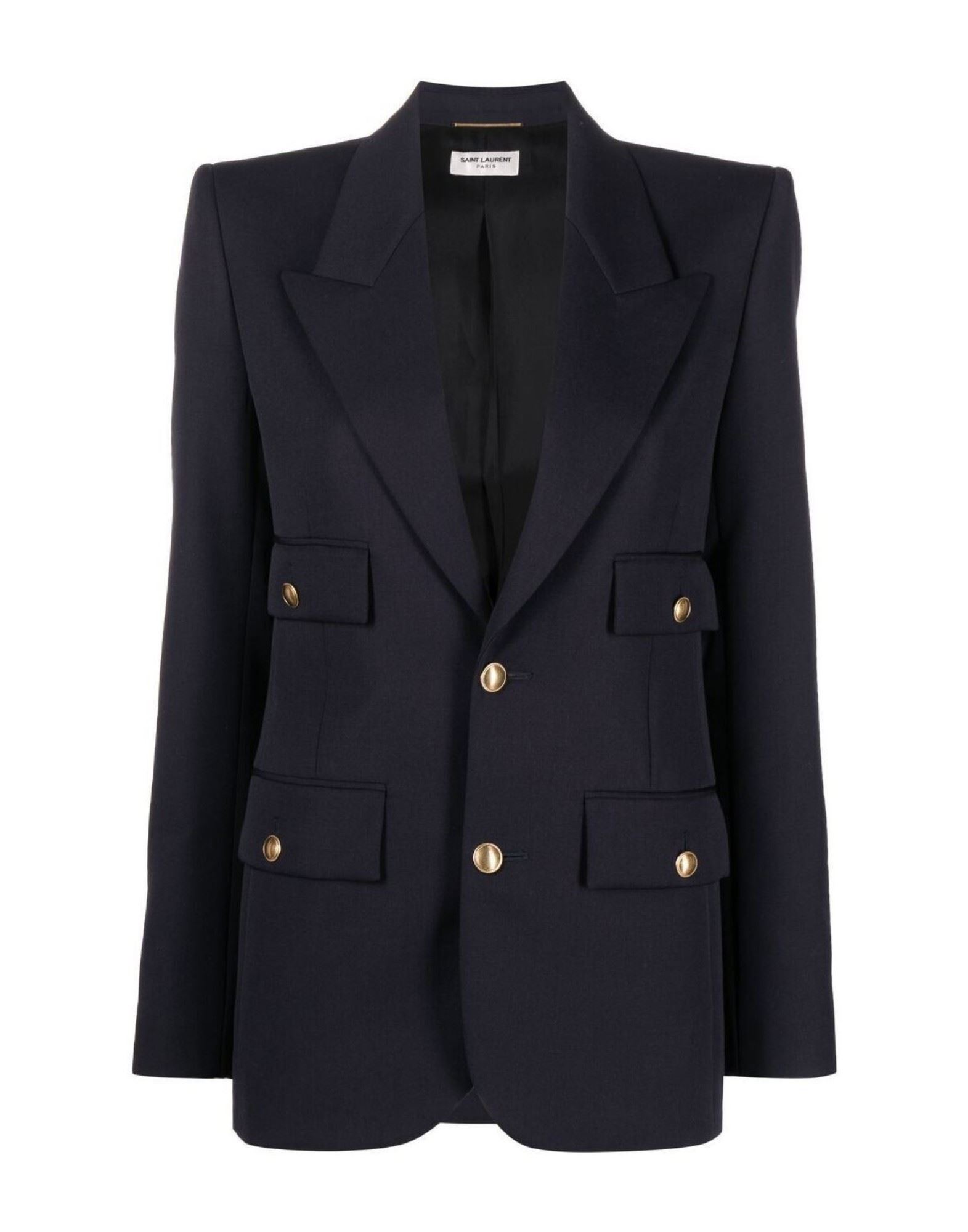 SAINT LAURENT Blazer Damen Marineblau von SAINT LAURENT