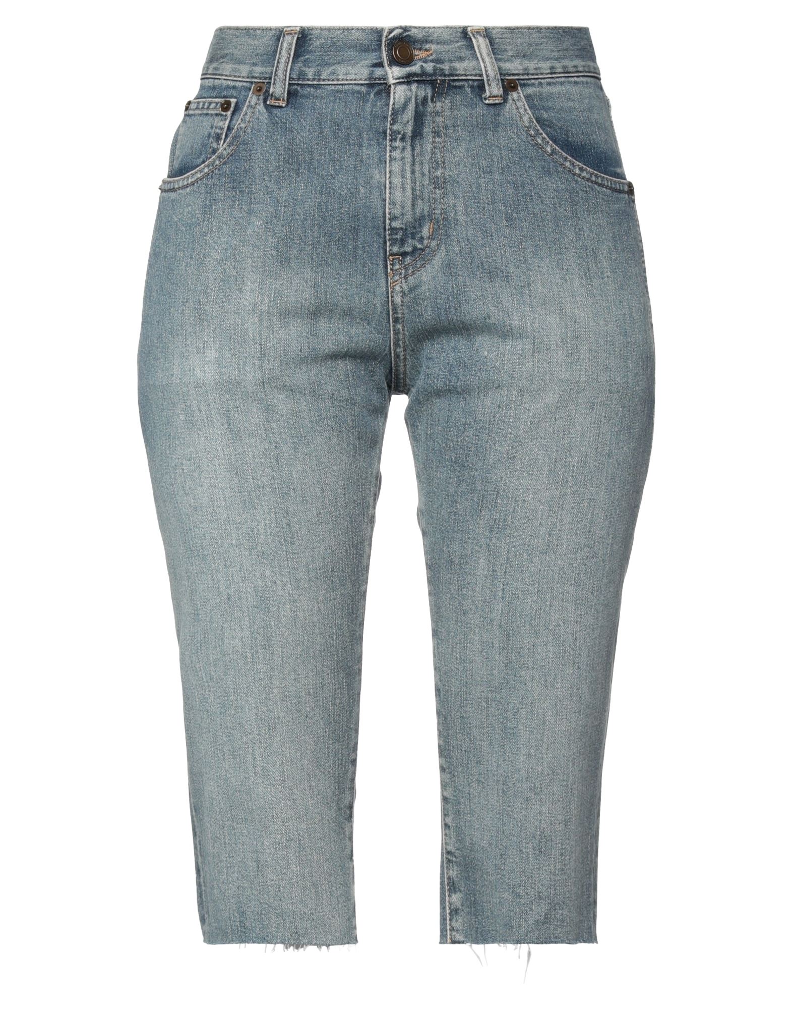 SAINT LAURENT Cropped Jeans Damen Blau von SAINT LAURENT