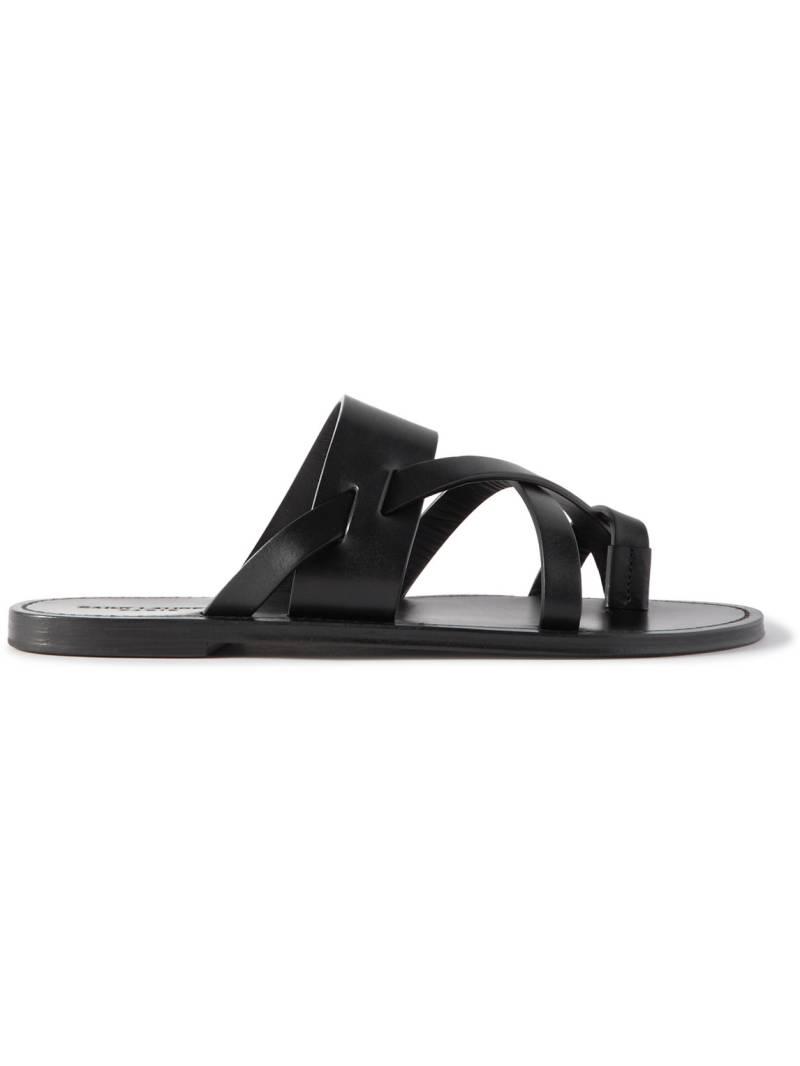 SAINT LAURENT - Culver Leather Sandals - Men - Black - EU 42 SAINT LAURENT - Culver Leather Sandals - Men - Black - EU 42 von SAINT LAURENT