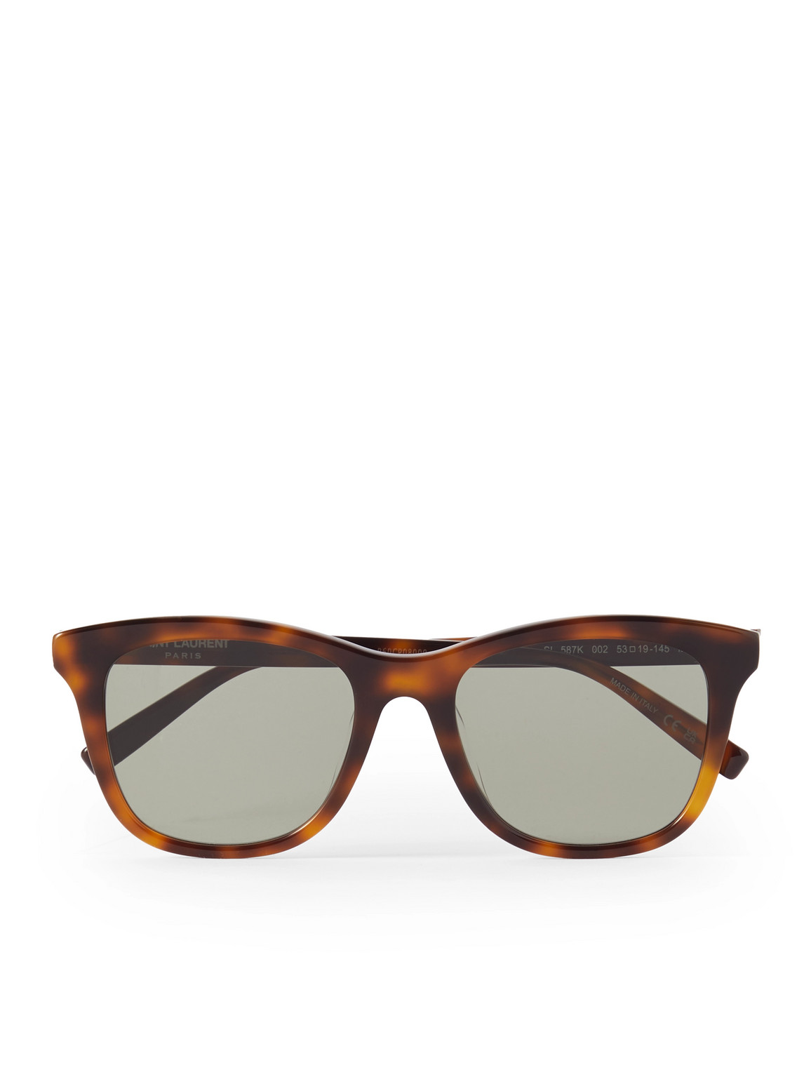 SAINT LAURENT - D-Frame Acetate Tortoiseshell Sunglasses - Men - Tortoiseshell von SAINT LAURENT