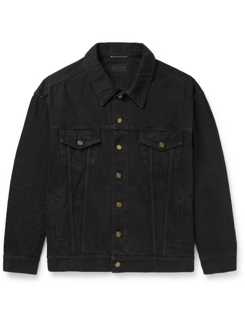 SAINT LAURENT - Denim Jacket - Men - Black - IT 50 von SAINT LAURENT