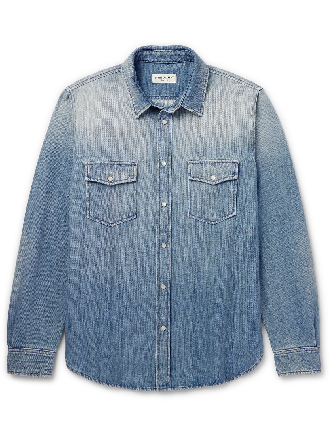 SAINT LAURENT - Denim Shirt - Men - Blue - S von SAINT LAURENT