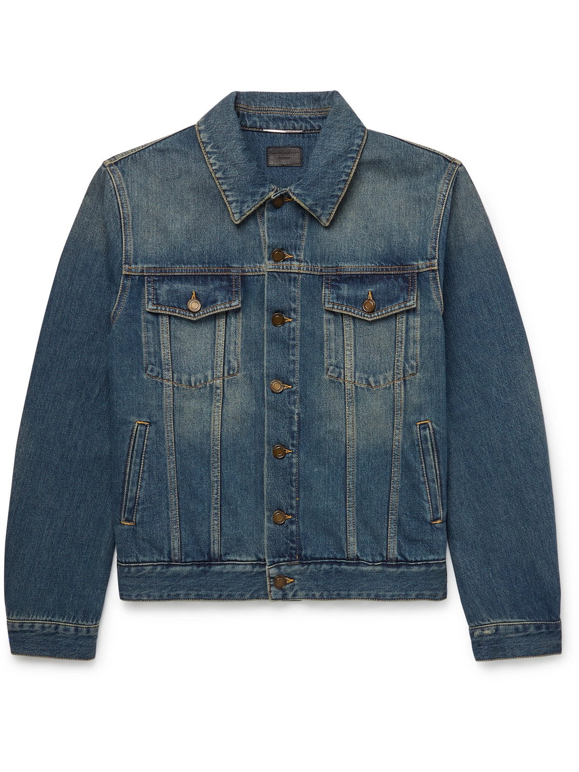 SAINT LAURENT - Denim Trucker Jacket - Men - Blue - XS SAINT LAURENT - Denim Trucker Jacket - Men - Blue - XS von SAINT LAURENT