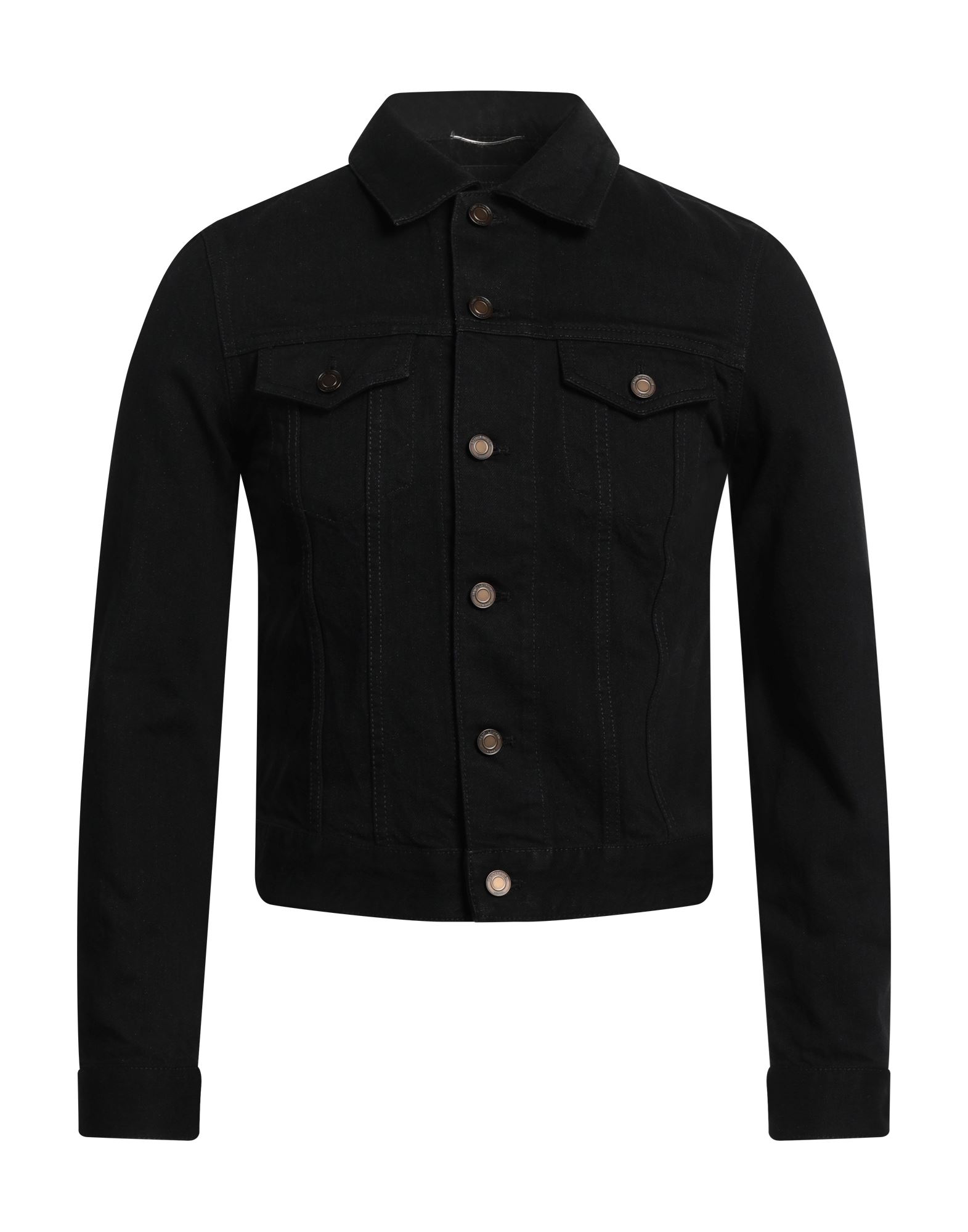 SAINT LAURENT Jeansjacke/-mantel Herren Schwarz von SAINT LAURENT