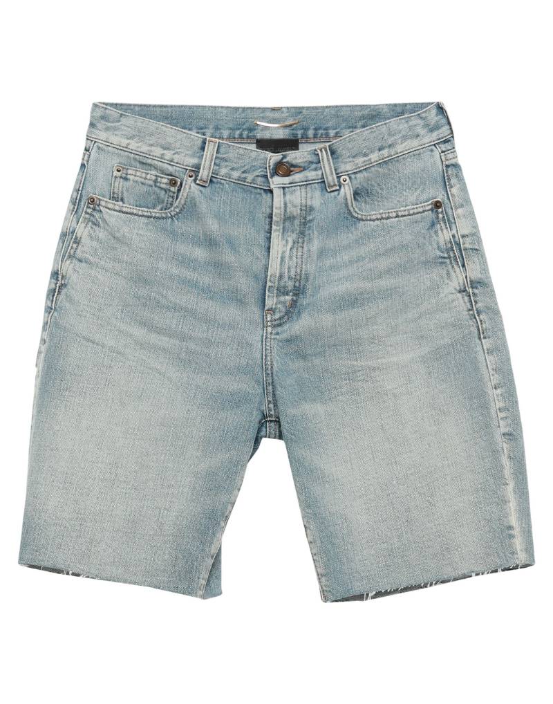 SAINT LAURENT Jeansshorts Damen Blau von SAINT LAURENT