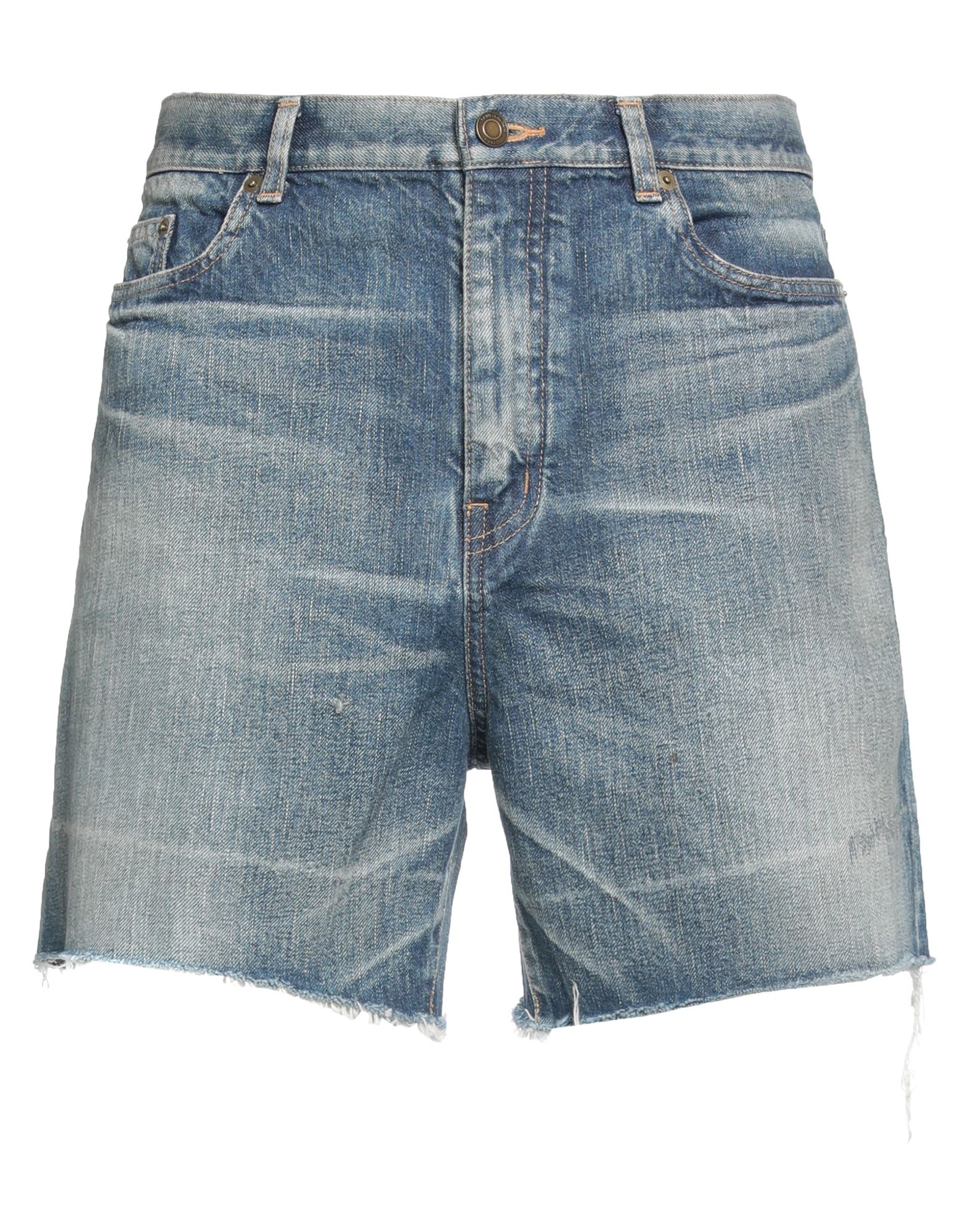 SAINT LAURENT Jeansshorts Herren Blau von SAINT LAURENT