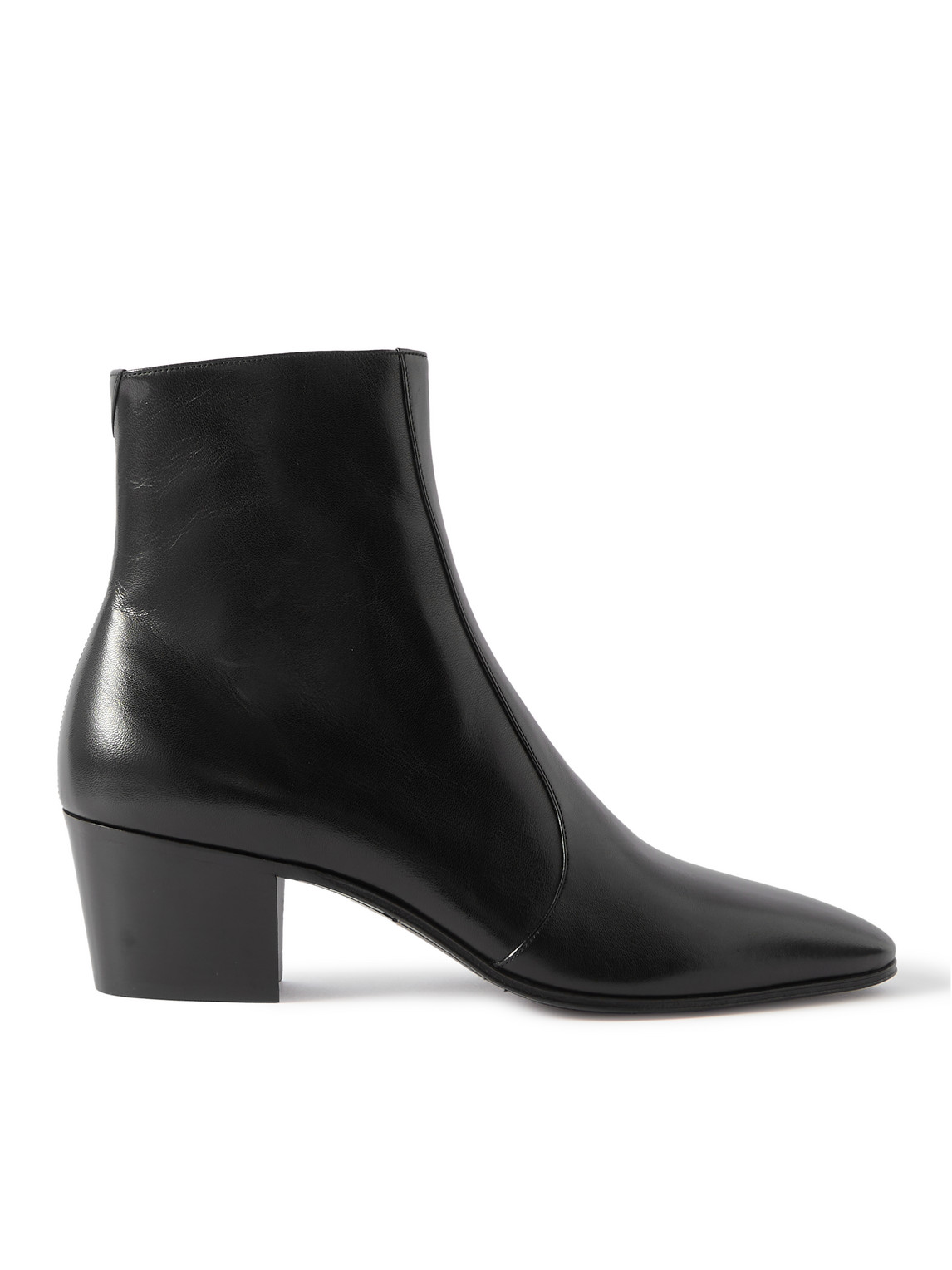 SAINT LAURENT - Vassili Leather Ankle Boots - Men - Black - EU 43 von SAINT LAURENT