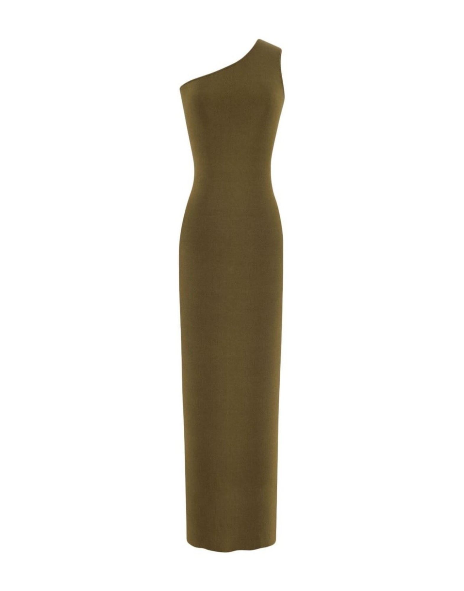 SAINT LAURENT Maxi-kleid Damen Militärgrün von SAINT LAURENT