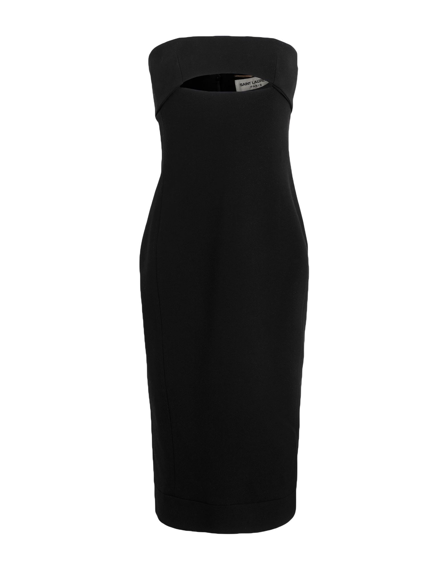 SAINT LAURENT Midi-kleid Damen Schwarz von SAINT LAURENT