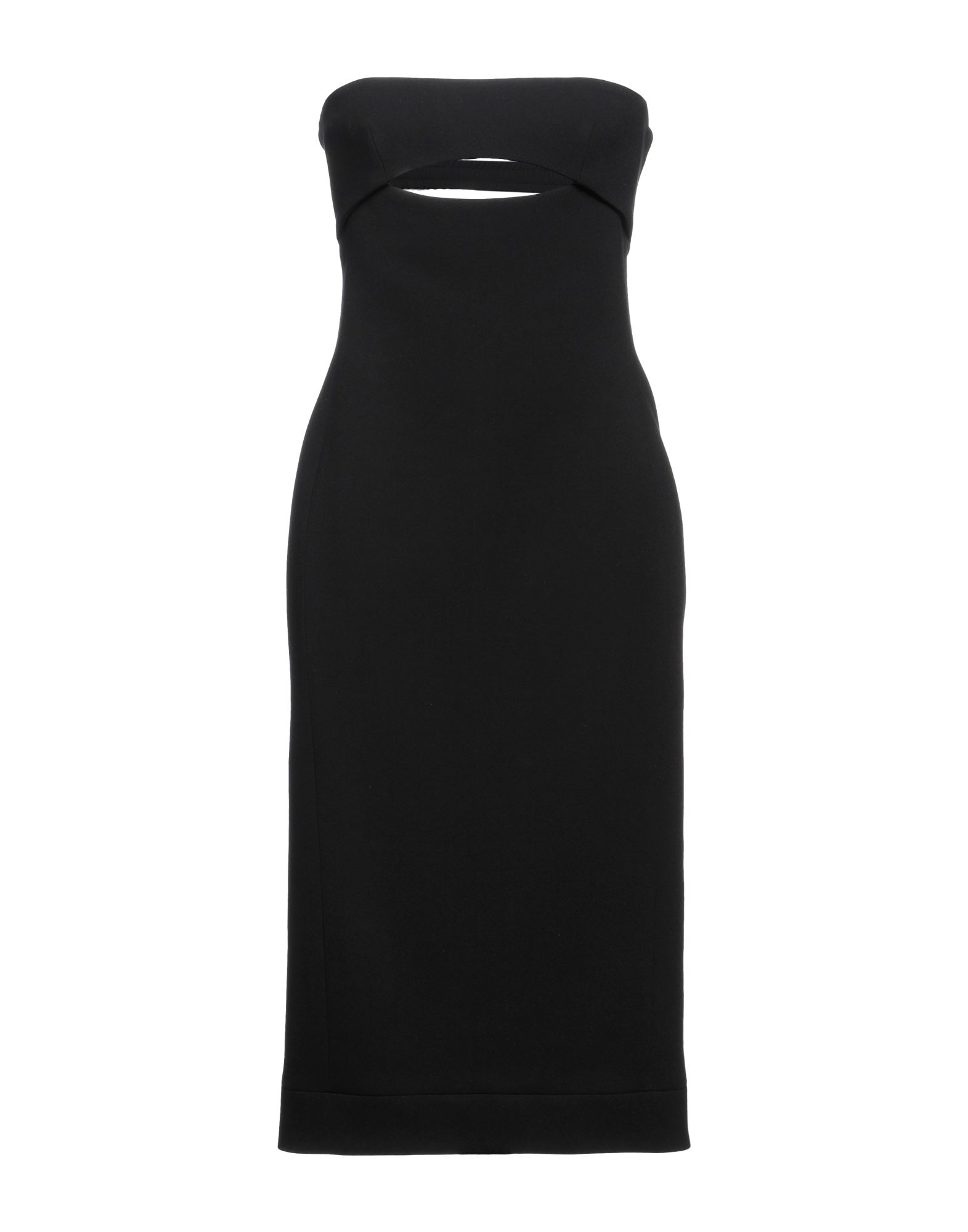 SAINT LAURENT Midi-kleid Damen Schwarz von SAINT LAURENT