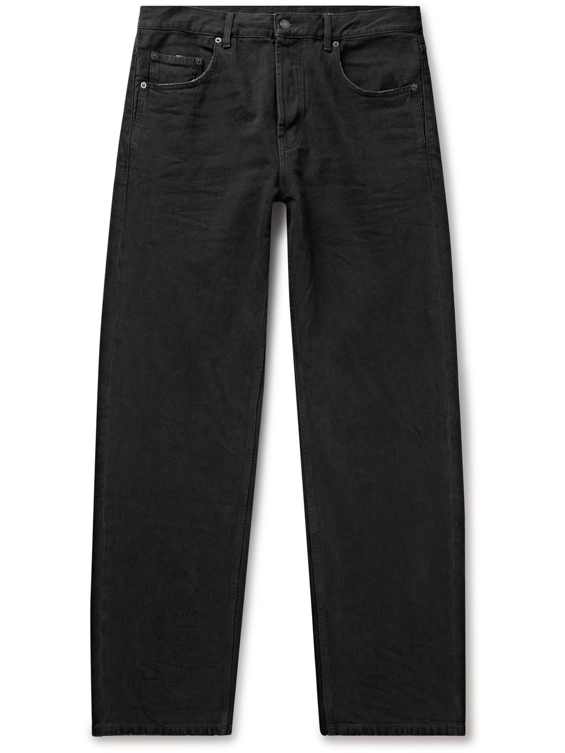 SAINT LAURENT - Oklahoma Wide-Leg Jeans - Men - Black - UK/US 30 von SAINT LAURENT