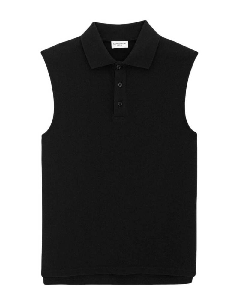 SAINT LAURENT Poloshirt Herren Schwarz von SAINT LAURENT