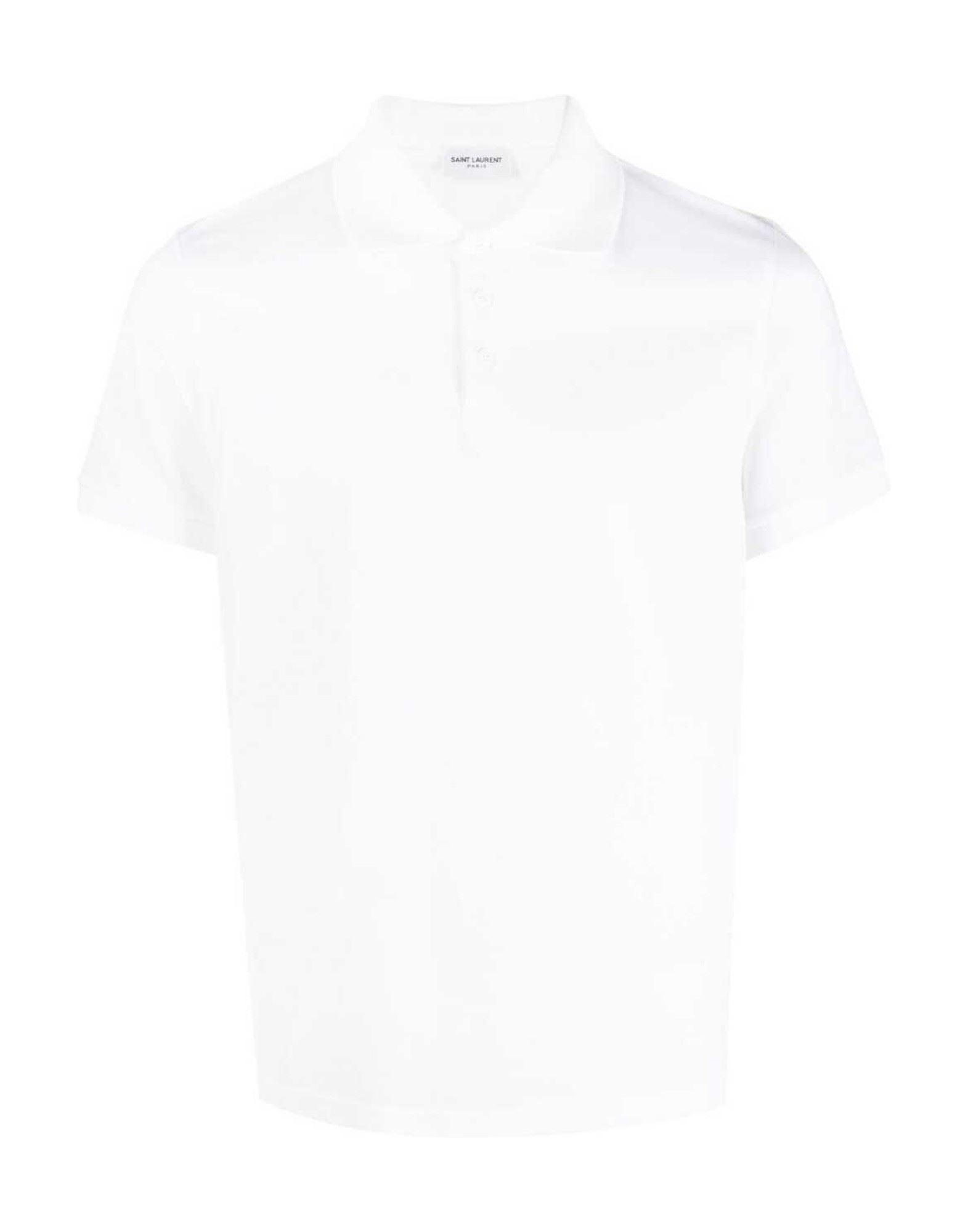 SAINT LAURENT Poloshirt Herren Weiß von SAINT LAURENT