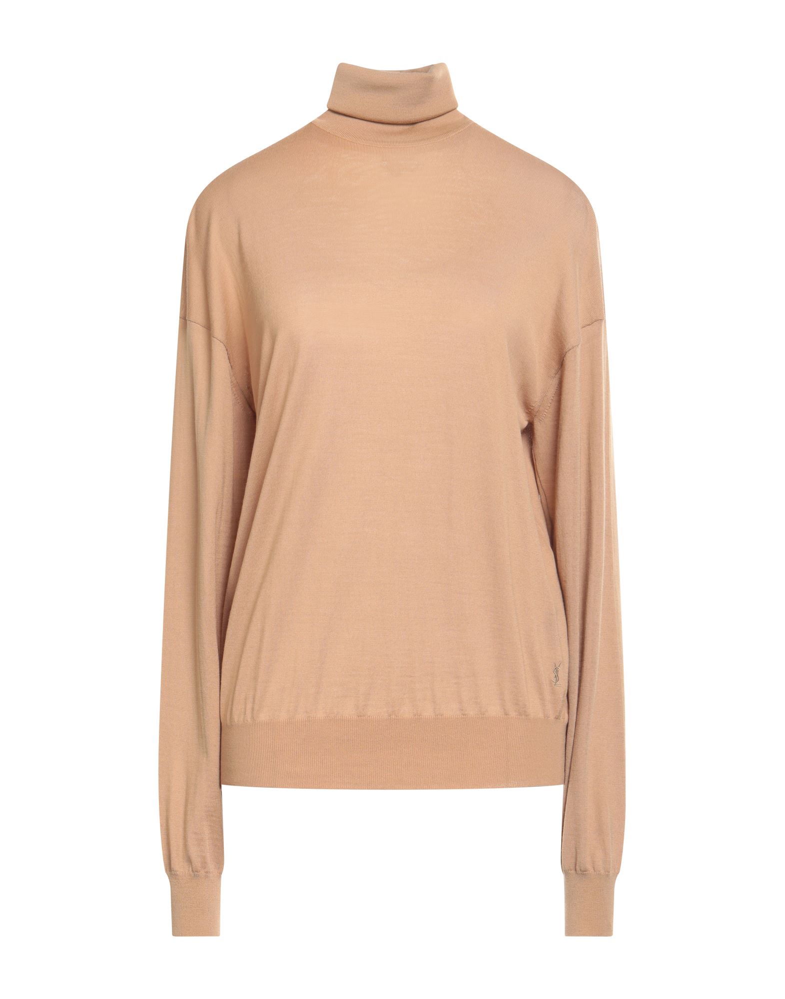 SAINT LAURENT Rollkragenpullover Damen Kamel von SAINT LAURENT