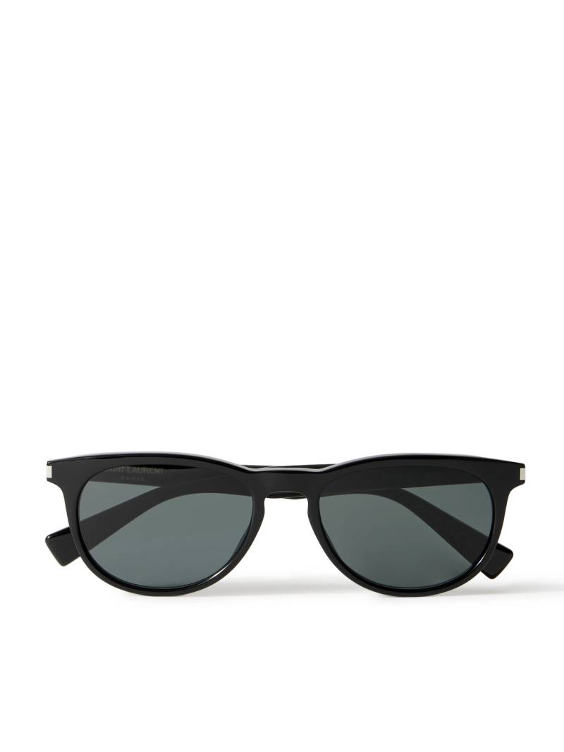 SAINT LAURENT - Round-Frame Recycled-Acetate Sunglasses - Men - Black von SAINT LAURENT