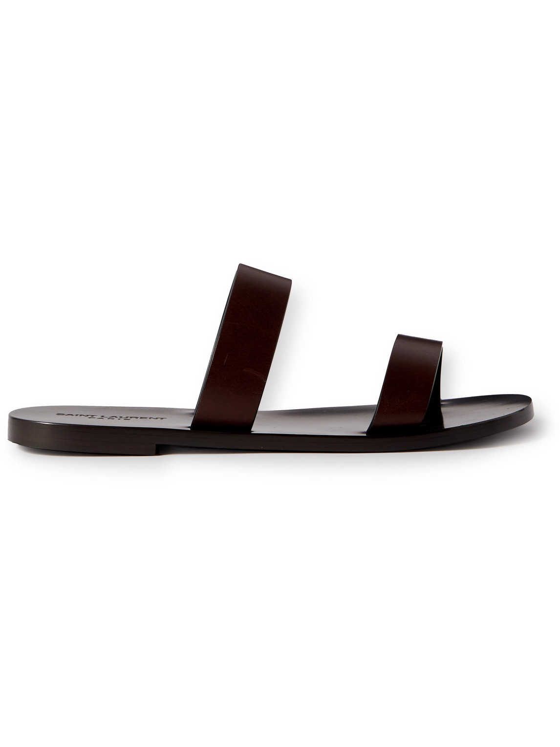 SAINT LAURENT - San Maine Leather Sandals - Men - Brown - EU 42 von SAINT LAURENT