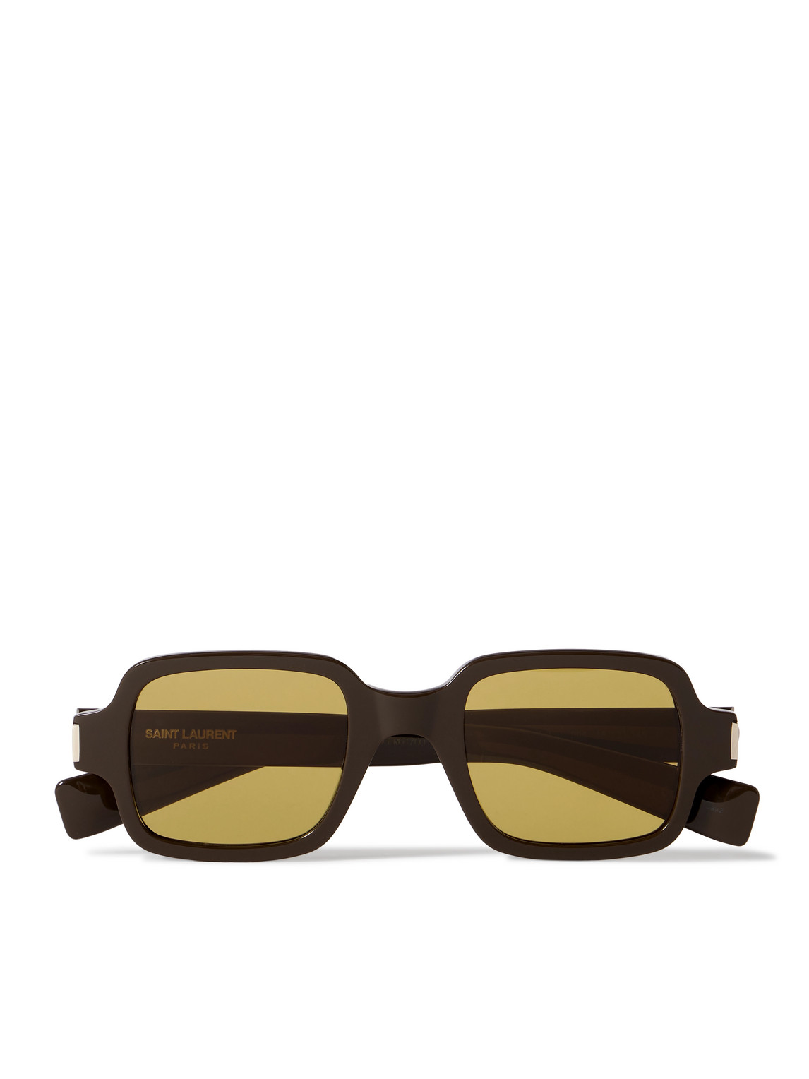 SAINT LAURENT - Square-Frame Acetate Sunglasses - Men - Brown SAINT LAURENT - Square-Frame Acetate Sunglasses - Men - Brown von SAINT LAURENT
