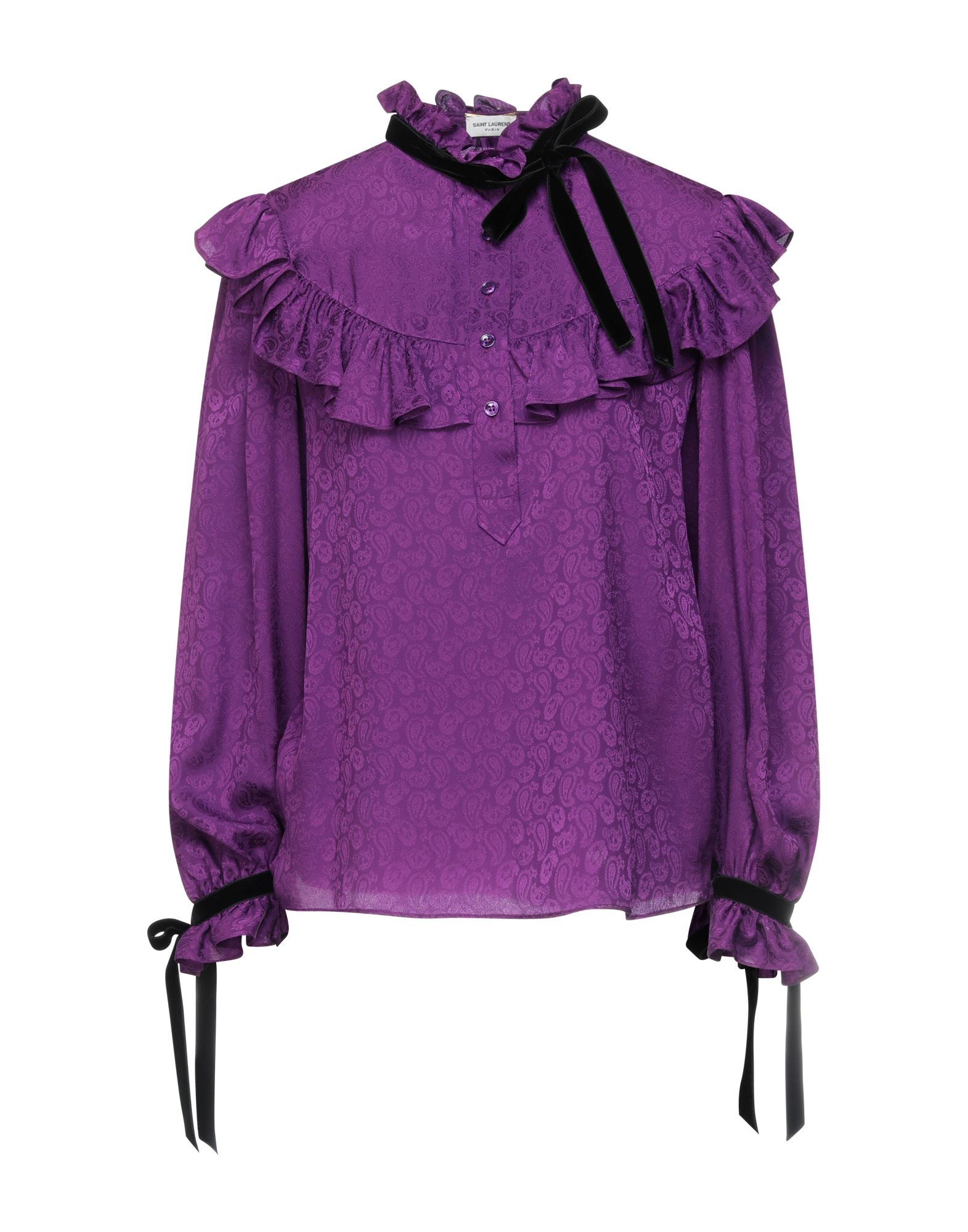 SAINT LAURENT Top Damen Violett von SAINT LAURENT