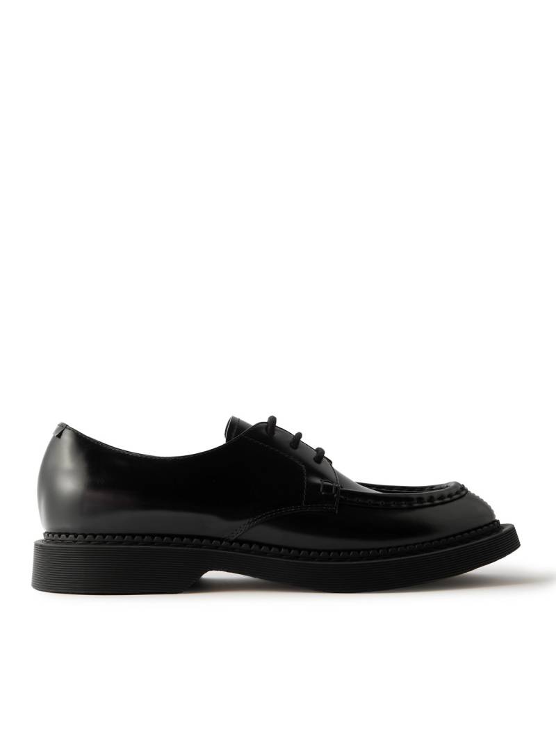 SAINT LAURENT - Wim Polished-Leather Derby Shoes - Men - Black - EU 45 von SAINT LAURENT