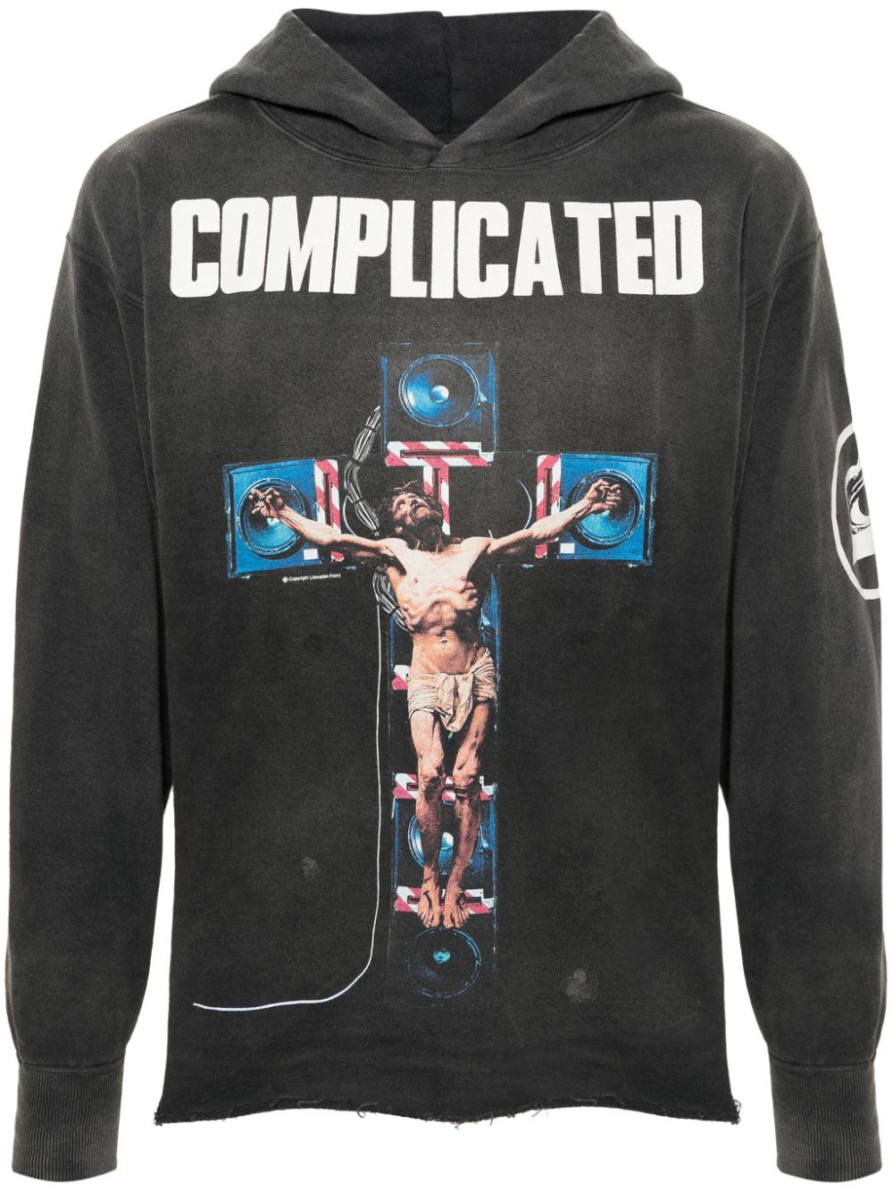 SAINT MXXXXXX Complicated Hoodie - Schwarz von SAINT MXXXXXX