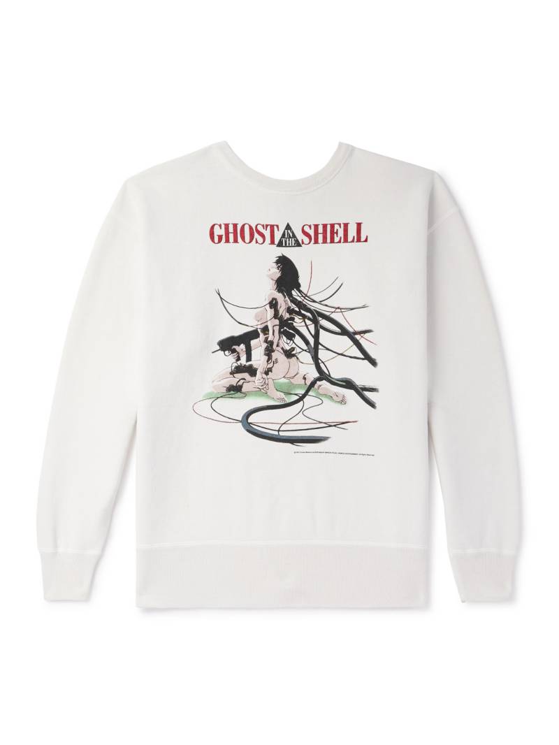 SAINT MXXXXXX - Ghost in the Shell Printed Cotton-Jersey Sweatshirt - Men - White - L von SAINT MXXXXXX