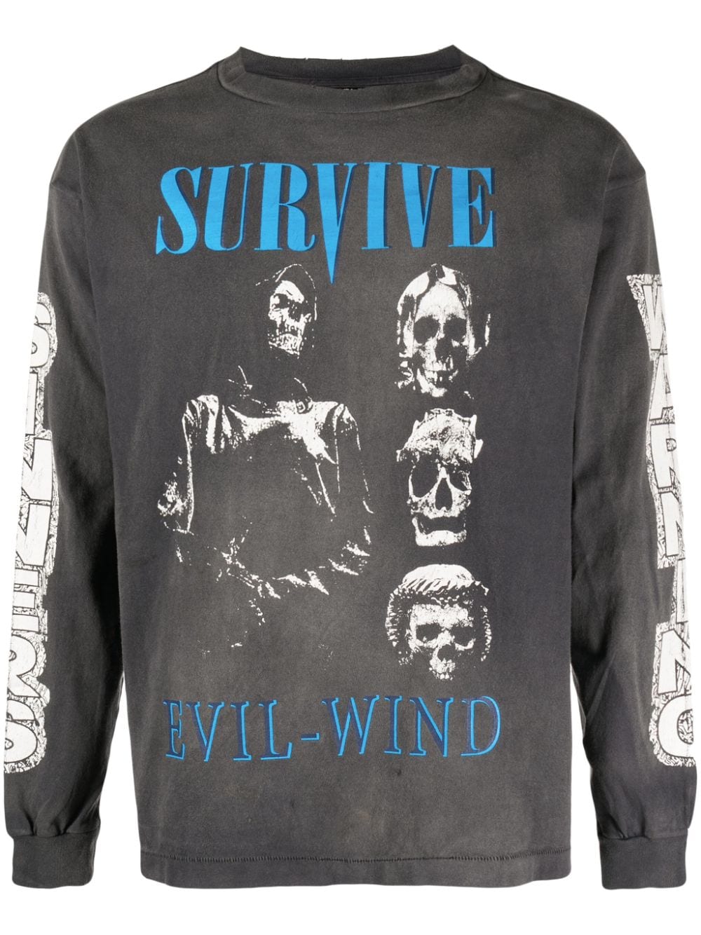 SAINT MXXXXXX Survive Sweatshirt mit grafischem Print - Grau von SAINT MXXXXXX