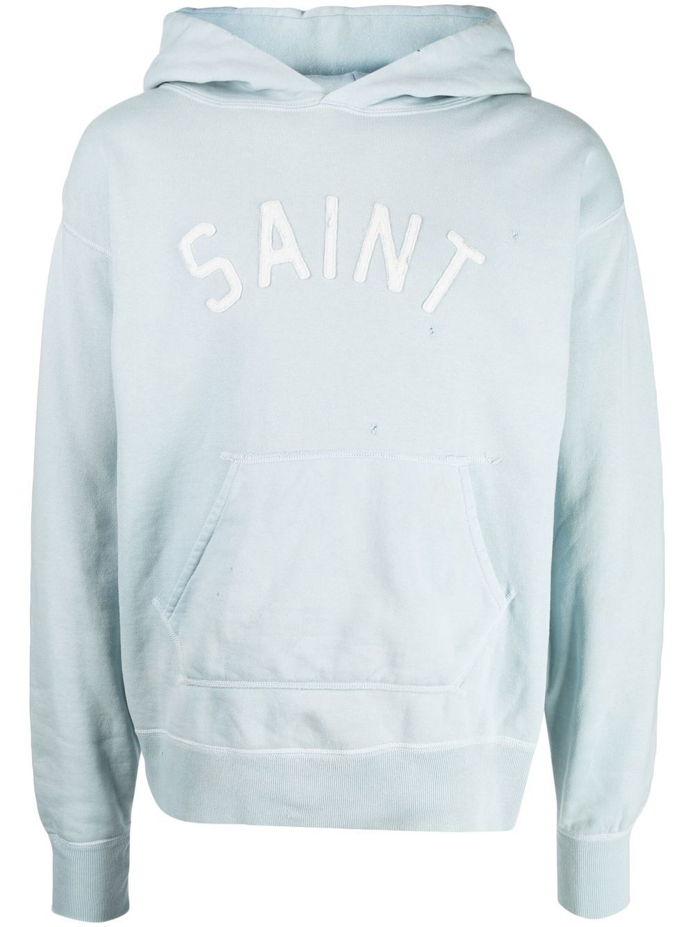 SAINT MXXXXXX Hoodie mit Stickerei - Blau von SAINT MXXXXXX