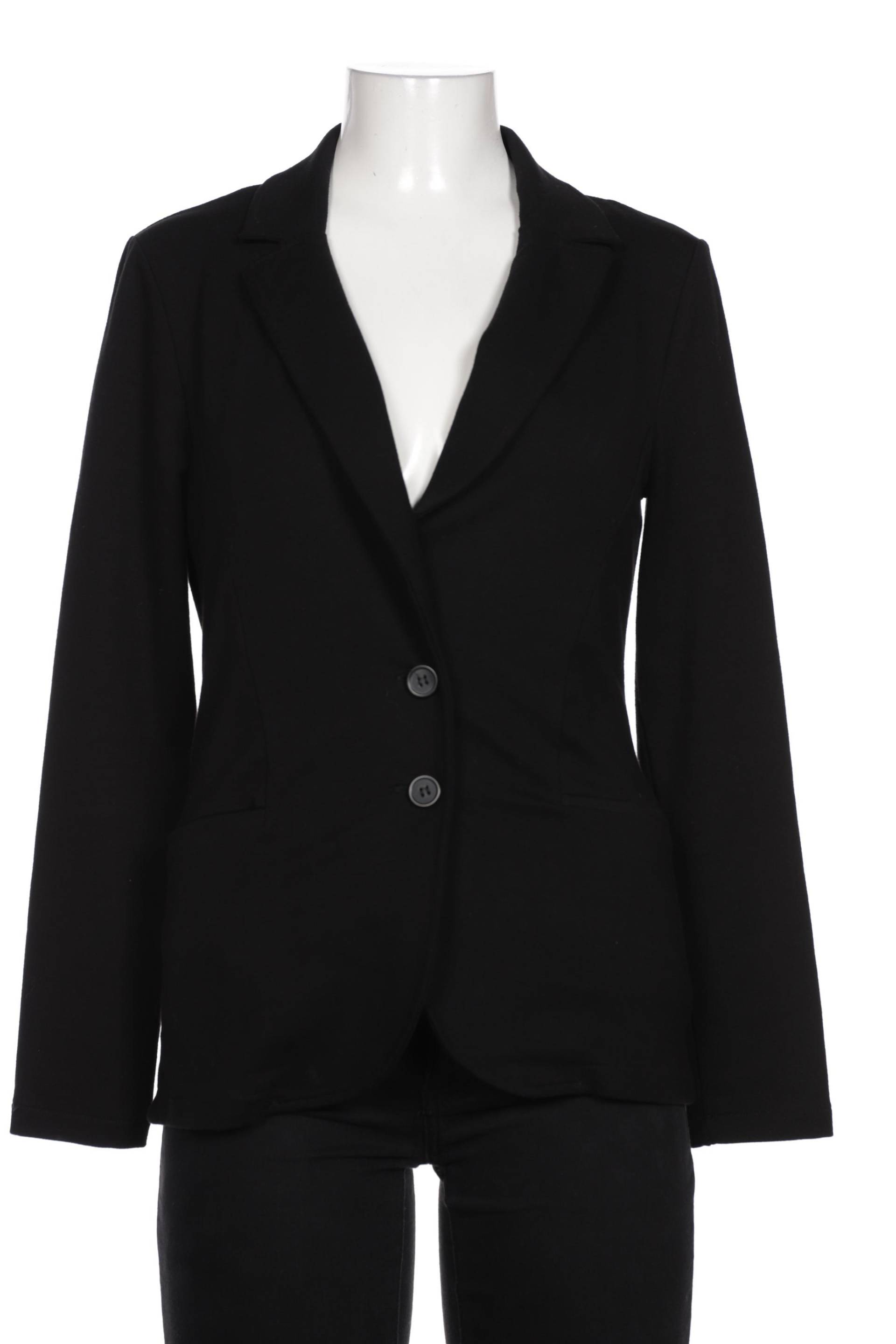 Saint Tropez Damen Blazer, schwarz, Gr. 38 von SAINT TROPEZ