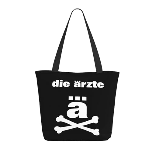SAIOKSIT Frauen Arzte Rock Band Die Schultertasche Tüte großem Fassungsvermögen modernem Stil leichtgewichtig und haltbar ideal für Mädchen Mamas Freunde und Lehrerinnen. von SAIOKSIT