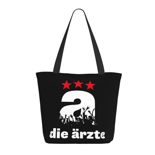 SAIOKSIT Frauen Arzte Rock Band Die Schultertasche Tüte großem Fassungsvermögen modernem Stil leichtgewichtig und haltbar ideal für Mädchen Mamas Freunde und Lehrerinnen. von SAIOKSIT