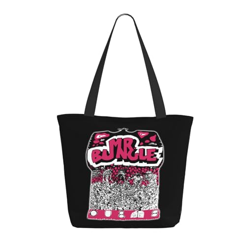 SAIOKSIT Frauen Bungle-Rock Band Mr Schultertasche Tüte großem Fassungsvermögen modernem Stil leichtgewichtig und haltbar ideal für Mädchen Mamas Freunde und Lehrerinnen. von SAIOKSIT