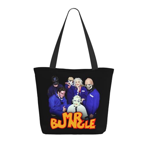 SAIOKSIT Frauen Bungle-Rock Band Mr Schultertasche Tüte großem Fassungsvermögen modernem Stil leichtgewichtig und haltbar ideal für Mädchen Mamas Freunde und Lehrerinnen. von SAIOKSIT