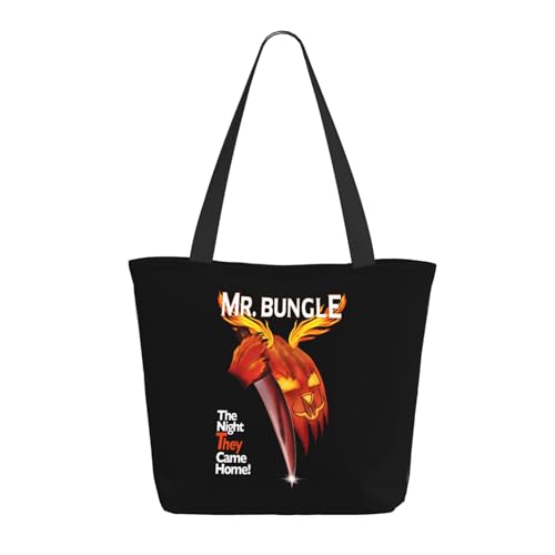 SAIOKSIT Frauen Bungle-Rock Band Mr Schultertasche Tüte großem Fassungsvermögen modernem Stil leichtgewichtig und haltbar ideal für Mädchen Mamas Freunde und Lehrerinnen. von SAIOKSIT