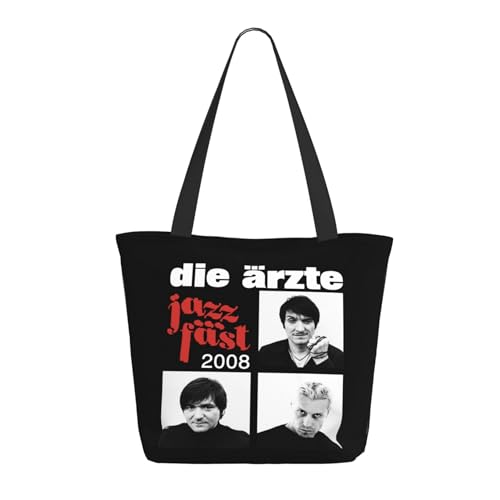 SAIOKSIT Frauen Die Rock Ärzte Band Schultertasche Tüte großem Fassungsvermögen modernem Stil leichtgewichtig und haltbar ideal für Mädchen Mamas Freunde und Lehrerinnen. von SAIOKSIT