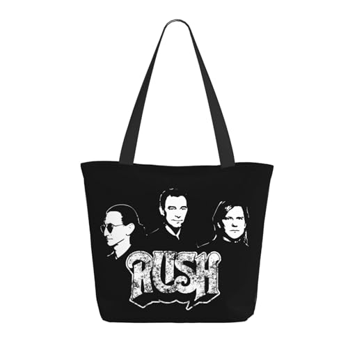 SAIOKSIT Frauen Music Rock Band Schultertasche Tüte großem Fassungsvermögen modernem Stil leichtgewichtig und haltbar ideal für Mädchen Mamas Freunde und Lehrerinnen. von SAIOKSIT