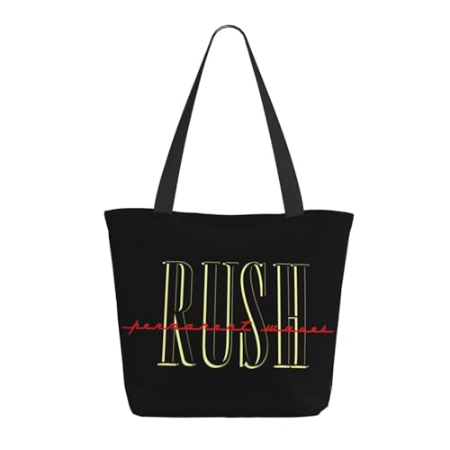 SAIOKSIT Frauen Music Rock Band Schultertasche Tüte großem Fassungsvermögen modernem Stil leichtgewichtig und haltbar ideal für Mädchen Mamas Freunde und Lehrerinnen. von SAIOKSIT