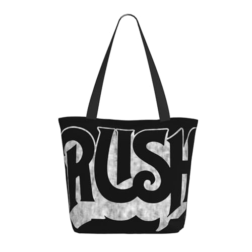 SAIOKSIT Frauen Music Rock Band Schultertasche Tüte großem Fassungsvermögen modernem Stil leichtgewichtig und haltbar ideal für Mädchen Mamas Freunde und Lehrerinnen. von SAIOKSIT