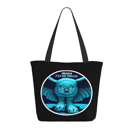 SAIOKSIT Frauen Music Rock Band Schultertasche Tüte großem Fassungsvermögen modernem Stil leichtgewichtig und haltbar ideal für Mädchen Mamas Freunde und Lehrerinnen. von SAIOKSIT