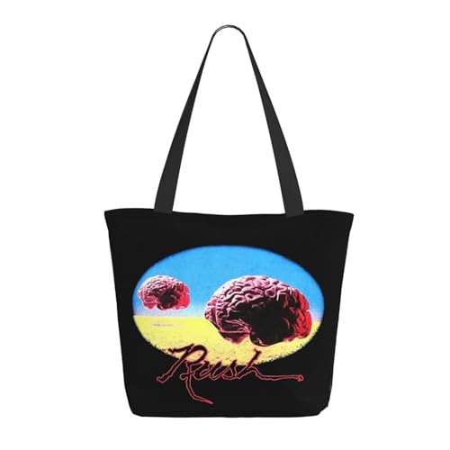 SAIOKSIT Frauen Music Rock Band Schultertasche Tüte großem Fassungsvermögen modernem Stil leichtgewichtig und haltbar ideal für Mädchen Mamas Freunde und Lehrerinnen. von SAIOKSIT