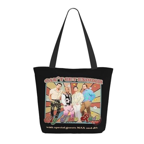 SAIOKSIT Frauen Music Rock Band Schultertasche Tüte großem Fassungsvermögen modernem Stil leichtgewichtig und haltbar ideal für Mädchen Mamas Freunde und Lehrerinnen. von SAIOKSIT