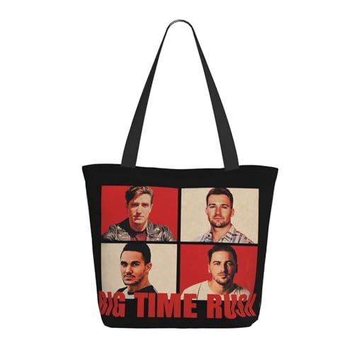 SAIOKSIT Frauen Music Rock Band Schultertasche Tüte großem Fassungsvermögen modernem Stil leichtgewichtig und haltbar ideal für Mädchen Mamas Freunde und Lehrerinnen. von SAIOKSIT