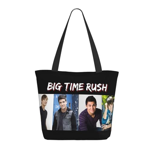 SAIOKSIT Frauen Music Rock Band Schultertasche Tüte großem Fassungsvermögen modernem Stil leichtgewichtig und haltbar ideal für Mädchen Mamas Freunde und Lehrerinnen. von SAIOKSIT