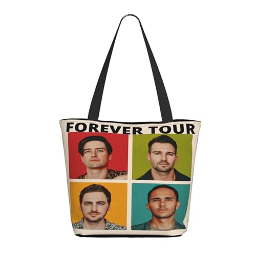 SAIOKSIT Frauen Rush Schultertasche Tüte 1 Rock Band großem Fassungsvermögen modernem Stil leichtgewichtig und haltbar ideal für Mädchen Mamas Freunde und Lehrerinnen. von SAIOKSIT