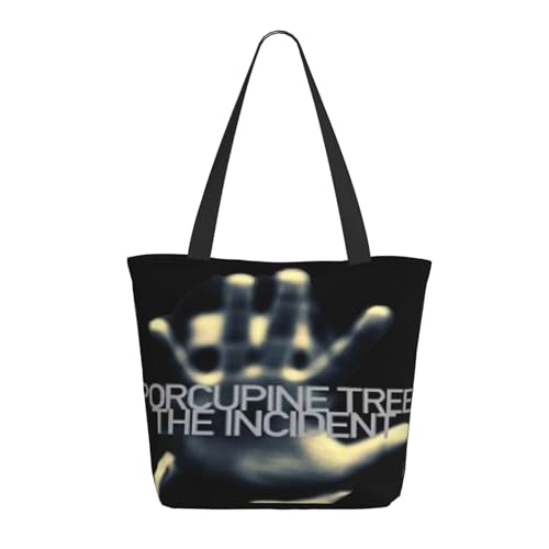 SAIOKSIT Frauen Tree Rock Band Porcupine Schultertasche Tüte großem Fassungsvermögen modernem Stil leichtgewichtig und haltbar ideal für Mädchen Mamas Freunde und Lehrerinnen. von SAIOKSIT