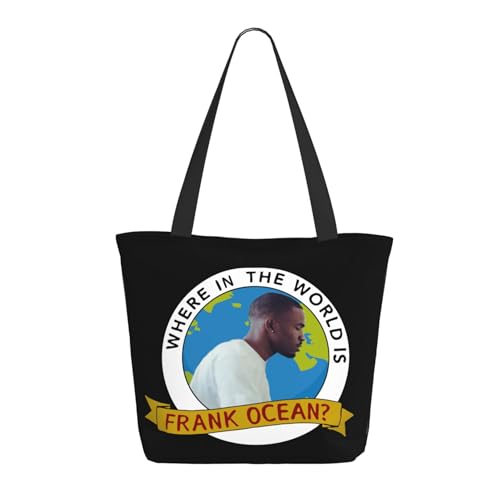 SAIOKSIT Frauen frank Singer ocean rapper Schultertasche Tüte großem Fassungsvermögen modernem Stil leichtgewichtig und haltbar ideal für Mädchen Mamas Freunde und Lehrerinnen. von SAIOKSIT
