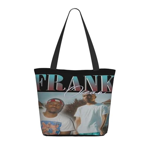 SAIOKSIT Frauen frank Singer ocean rapper Schultertasche Tüte großem Fassungsvermögen modernem Stil leichtgewichtig und haltbar ideal für Mädchen Mamas Freunde und Lehrerinnen. von SAIOKSIT
