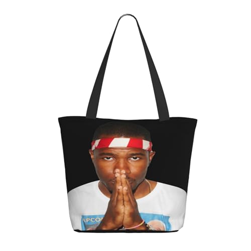 SAIOKSIT Frauen frank Singer ocean rapper Schultertasche Tüte großem Fassungsvermögen modernem Stil leichtgewichtig und haltbar ideal für Mädchen Mamas Freunde und Lehrerinnen. von SAIOKSIT