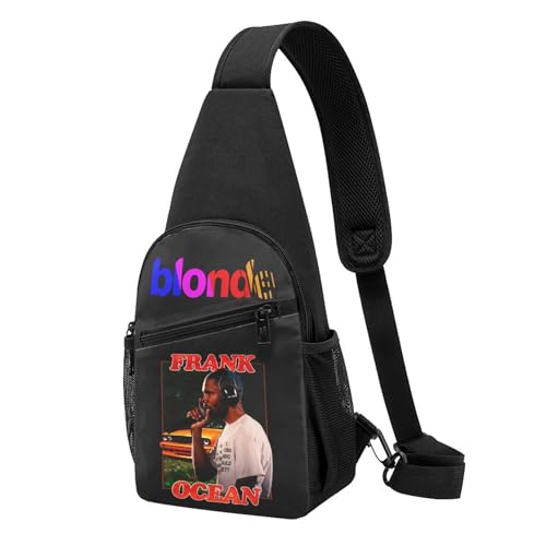 SAIOKSIT Unisex frank Singer ocean rapper Brusttaschen Retro-Tierprint Schultertaschen Leichte Reisebegleiter für Stadtentdeckungen & Wandertouren von SAIOKSIT