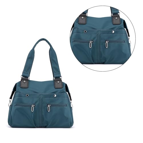 SAKEIOU 2024 Neue Umhängetasche Einkaufstasche Vielseitige Tasche Handtasche mit großer Kapazität Modische Nylontasche für Frauen und Mädchen Trendy Tasche von SAKEIOU