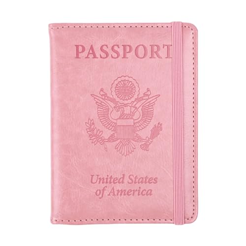 SAKEIOU Multifunktionale Reisepass-Geldbörse, stilvolle und langlebige PU-Passhüllen, stilvolle Organizer für Internationale Reisen von SAKEIOU